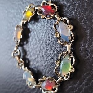 VTG Sarah Coventry Multicolor Gemstone Bracelet